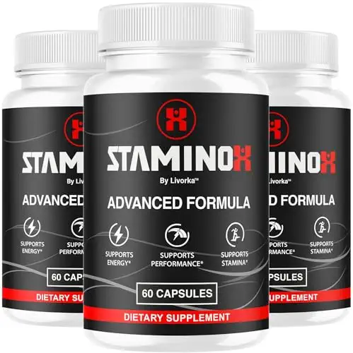 staminox natural male performance supplement supporting stamina, strength, and confidence